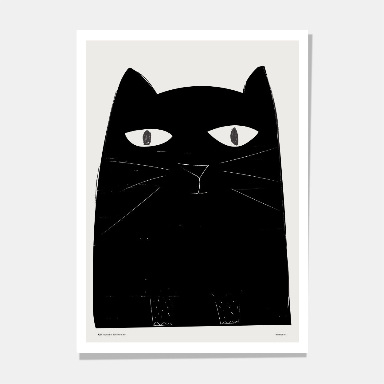 Poster Bold and Meowtiful